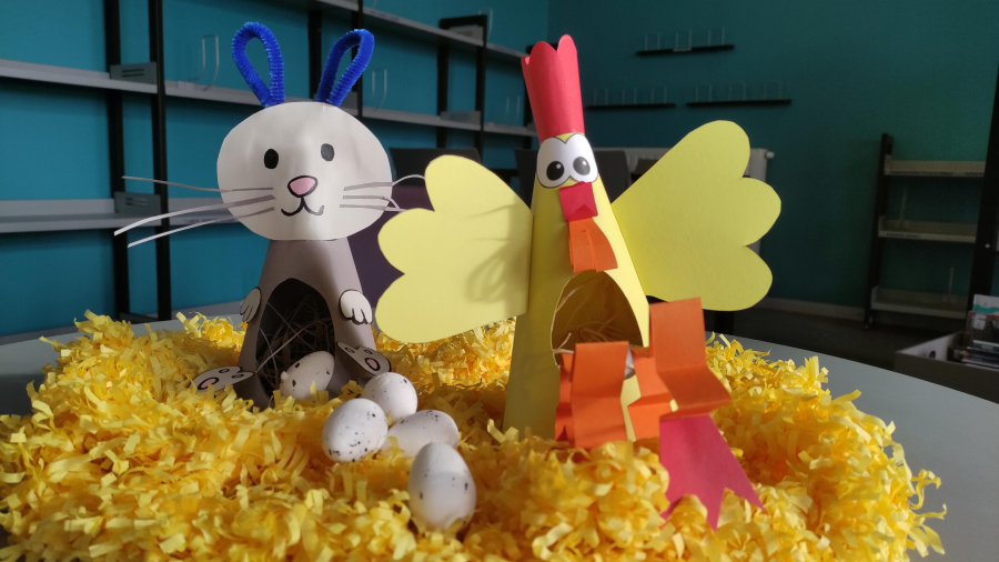 lapin poules